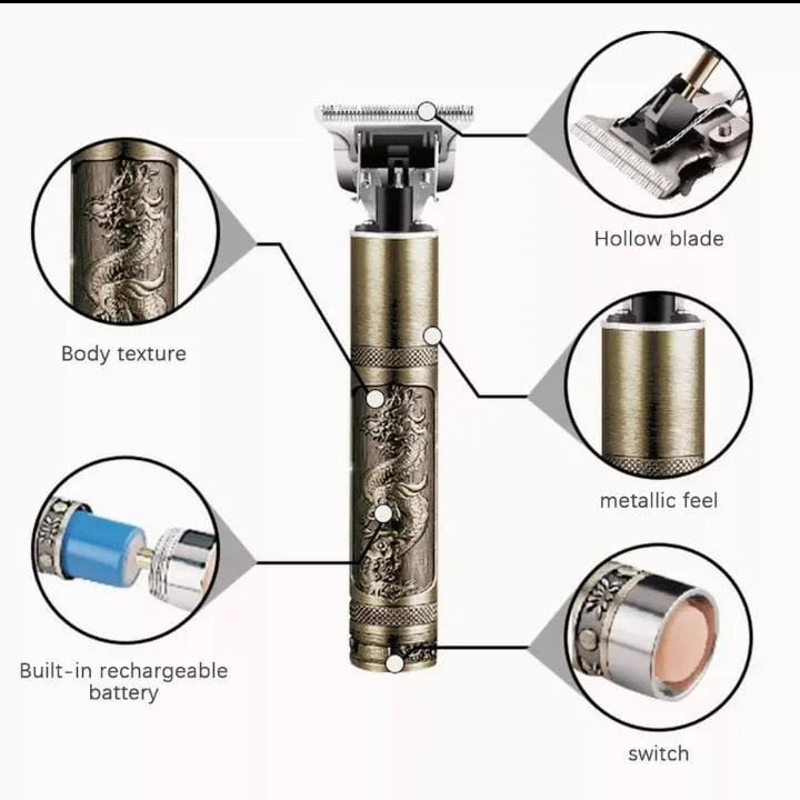 T9 Trimmer – USB Electric Hair Clipper for Men’s Grooming & Precision Trimming