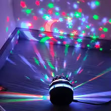 Star Lamp Projector – 360° Rotating Starry Night Light